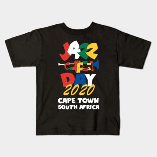 International Jazz Day Cape Town South Africa 2020 Kids T-Shirt